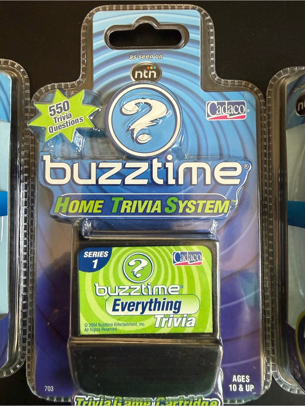 Buzztime Home Trivia System Cartridge. Also 2 wireless controllers. New in box